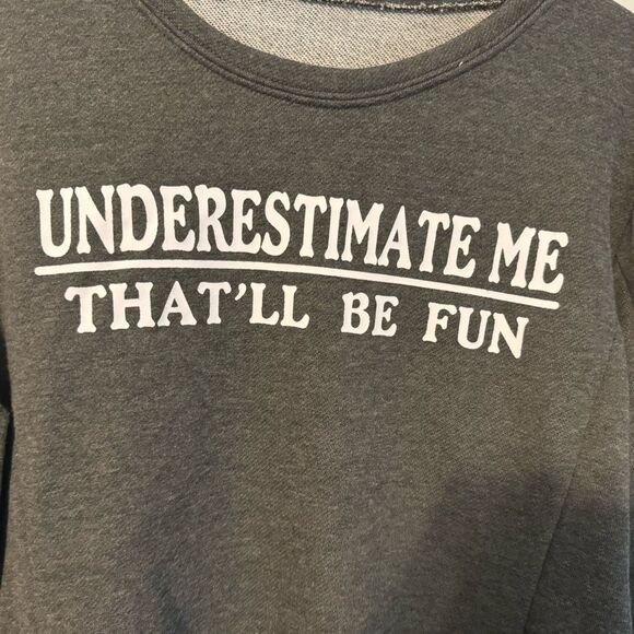 Women’s cute cozy NEW sweatshirt with fun saying. Empowerment. Never worn. Large - Picture 2 of 6